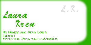 laura kren business card